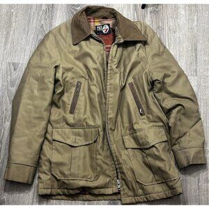 Vintage Rise Military Jacket Men's Size Large Sportwear Retro Green